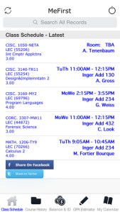 schedule